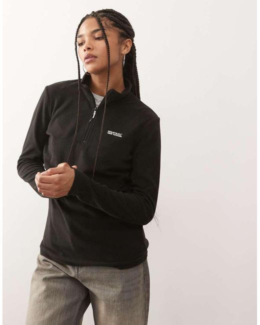 Regatta Black Sweethart Lightweight Half-Zip Fleece