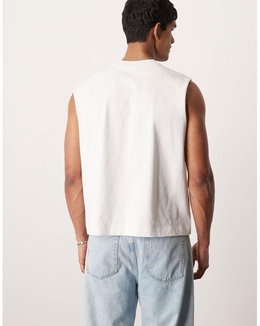 Abercrombie & Fitch – premium – pullunder in White für Herren