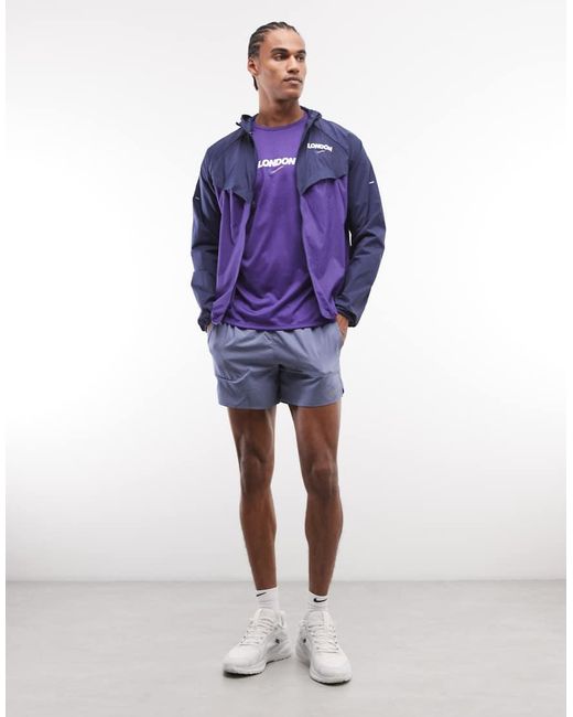 Nike Blue Stride City Jacket for men
