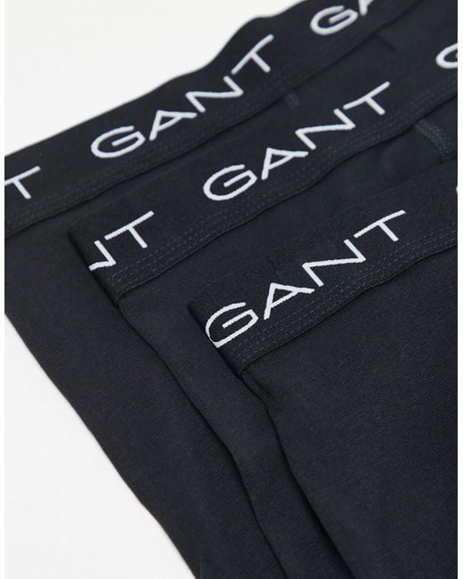 Gant Blue 3-pack Trunks for men