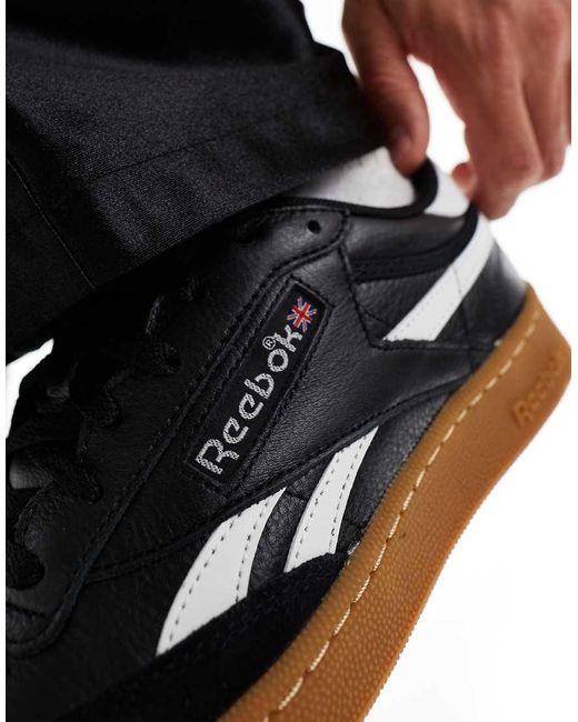 Reebok Black Club C Revenge Vintage Trainers for men