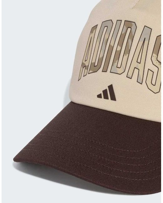 Adidas Originals Natural Camo Graphic Dad Cap