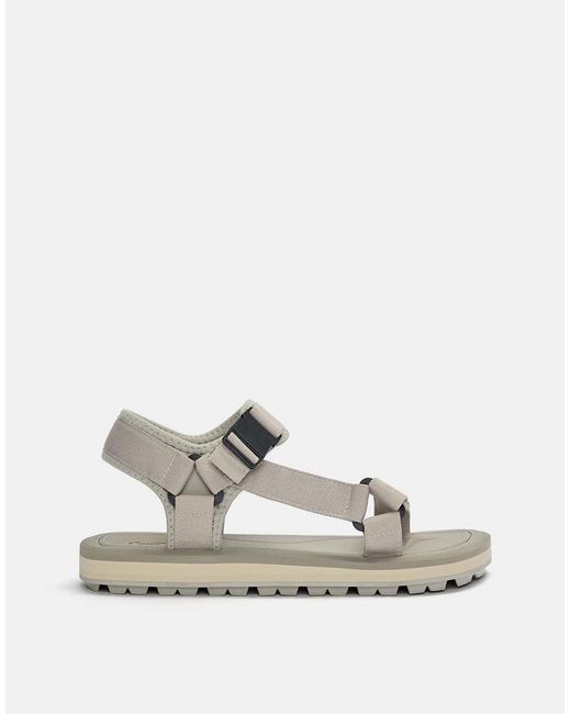 Sandali Con Listini Écru di Pull&Bear in White da Uomo