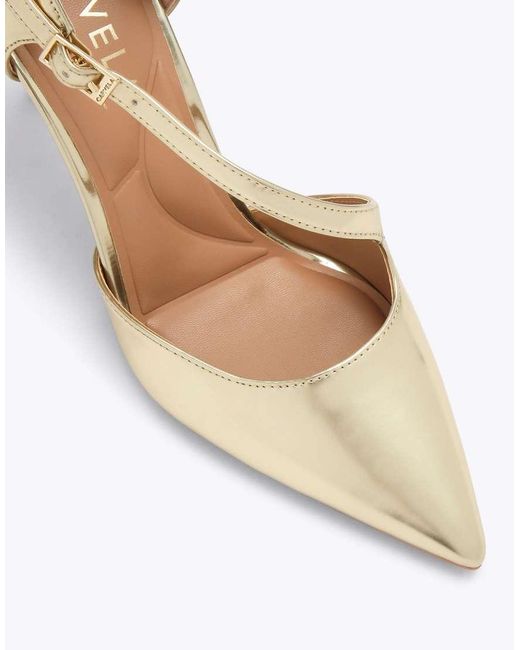 Carvela Kurt Geiger Metallic Lorita Court Heeled Shoes