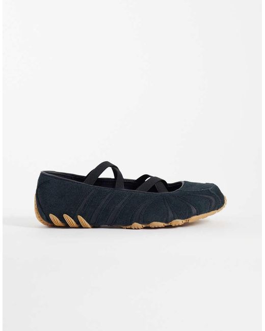 Adidas Originals Blue Ghostsprint Ballet Flat