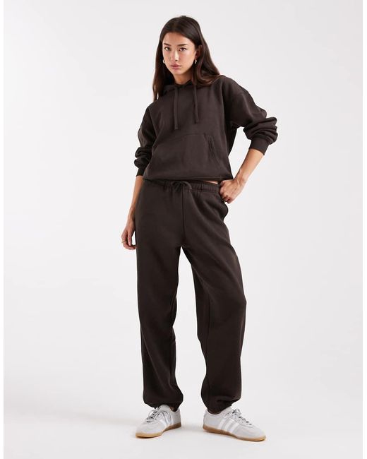 ONLY Brown Hoodie Co-ord