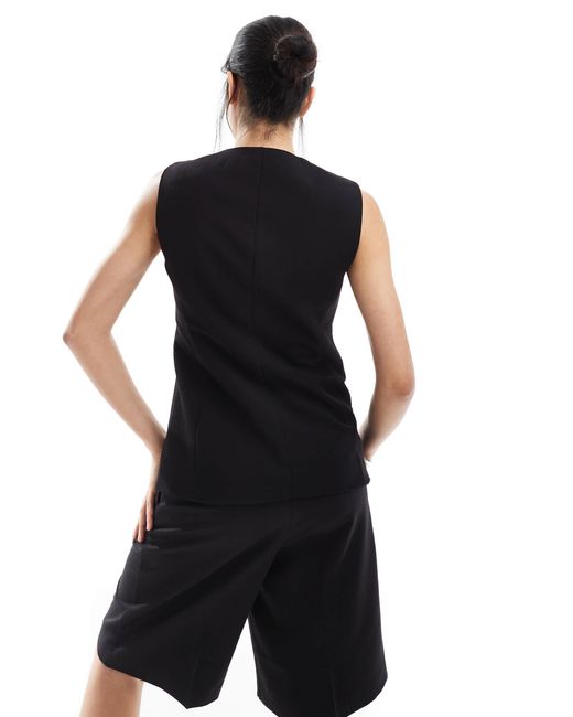Pieces Blue – longline-weste