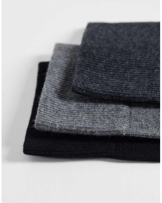 Boss Blue Boss Bodywear 3-pack Logo Socks for men