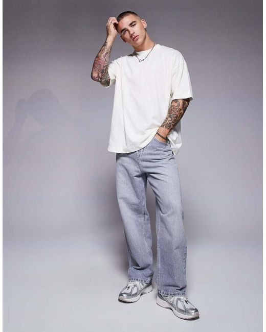 ASOS White Oversized T-shirt for men