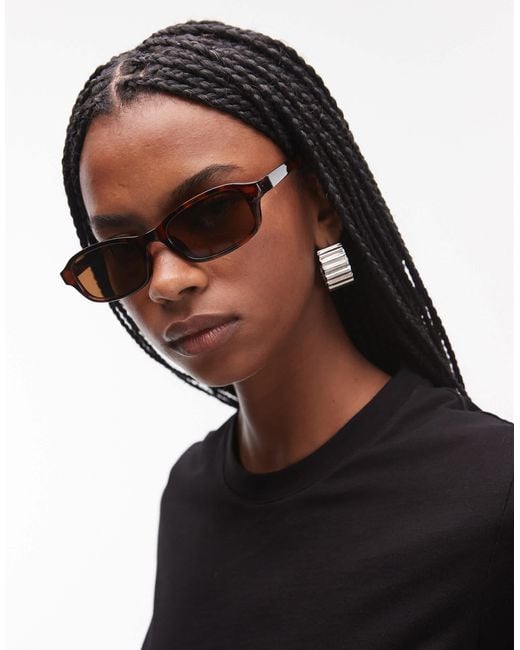 Lunettes Mango en coloris Black