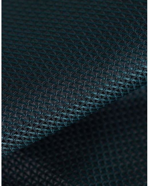 ASOS Blue Textured Tie And Pocket Square for men
