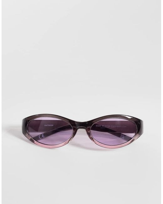 ASOS Purple Wrap Sunglasses for men