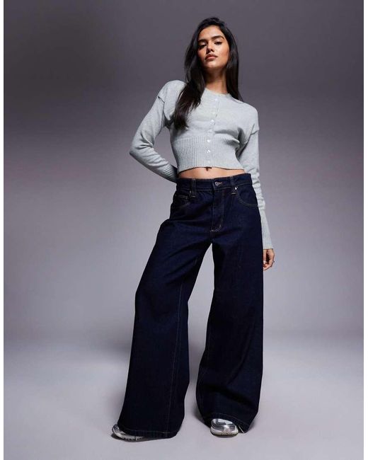 Aria Cove Gray Structured Rib Knit Waist Deep Cuff Cropped Cardigan