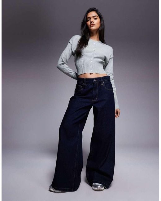 Aria Cove Gray Structured Rib Knit Waist Deep Cuff Cropped Cardigan