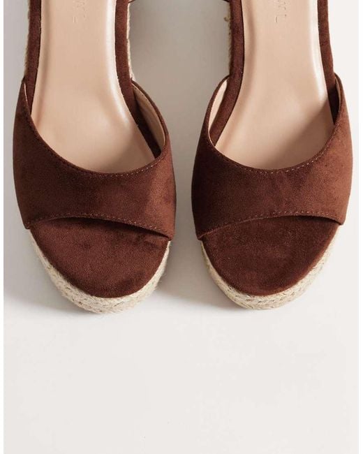 SEQWL White Espadrille Wedges