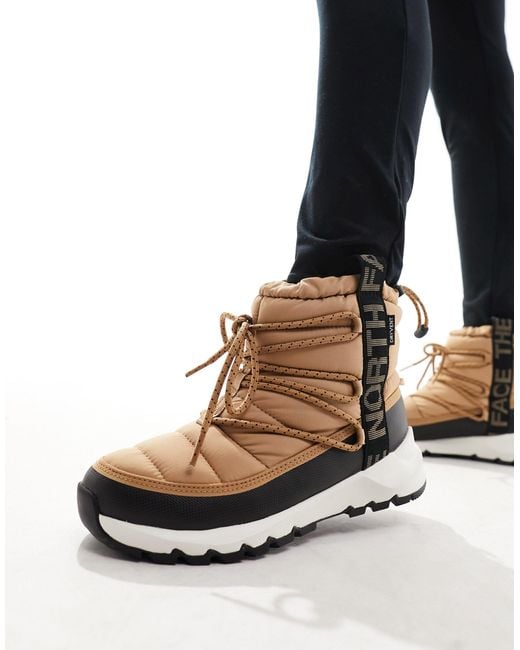 The North Face Natural Thermoball Insulated Lace Up Boots
