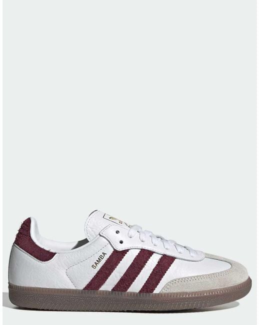 Adidas Originals White Samba Og Trainers