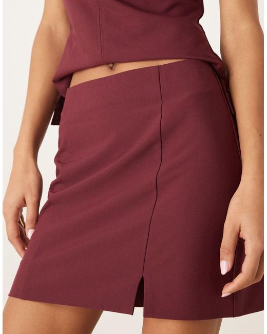 ASOS Tailored Split Mini Skirt Co-Ord