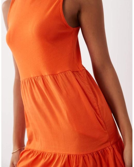 Regatta Orange Tarise Tiered Midi Dress