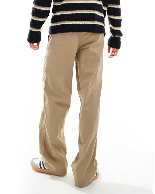 Pantalon chino large - beige ADPT pour homme en coloris Natural
