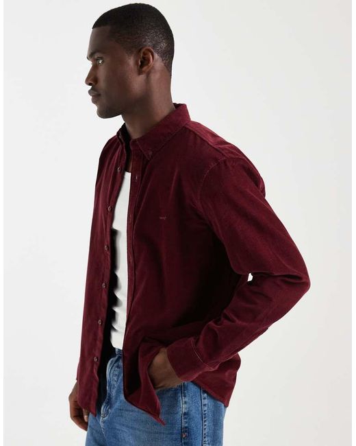 Levi's Red Authentic Button Down Shirt for men