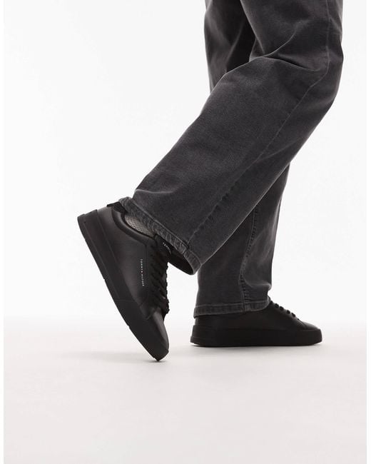 Tommy Hilfiger – essential – court-sneaker in Black für Herren