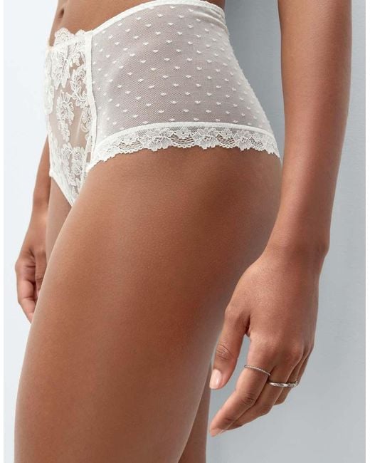 Intimissimi White From The Boudoir French Knickers