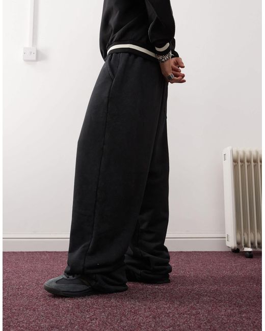 Collusion – extrem weite jogginghose in Black für Herren