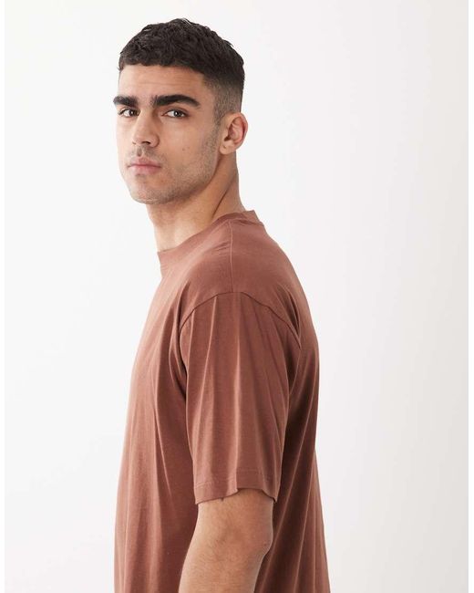 T-Shirt Basic Comoda di ASOS in Red da Uomo