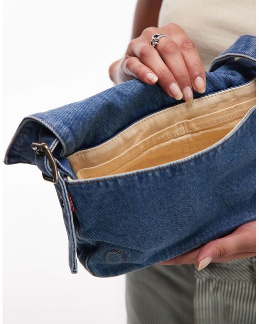 Levi's Blue Brannan Denim Shoulder Bag