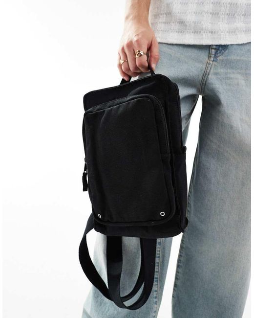 Levi's Black Sling Backpack for men