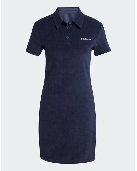 Adidas Originals Blue Towel Dress