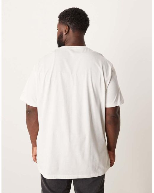 Polo Ralph Lauren White Big & Tall Heritage Cap Bear Print T-shirt for men