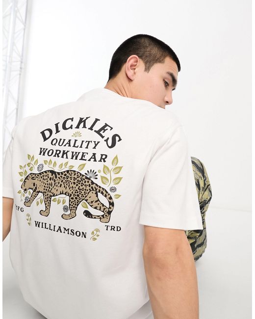 Dickies Fort Lewis - T-shirt Met Print Van Luipaard Op in het Wit voor heren  | Lyst NL