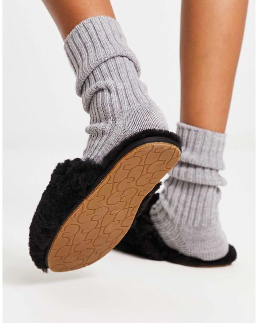 Ugg White – maxi curly – pantoffeln