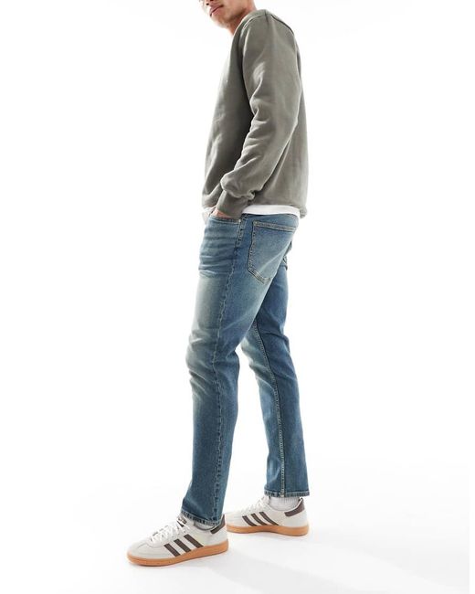 ASOS Blue Slim Jeans for men