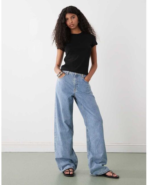 Weekday Black 90s Baby Tee