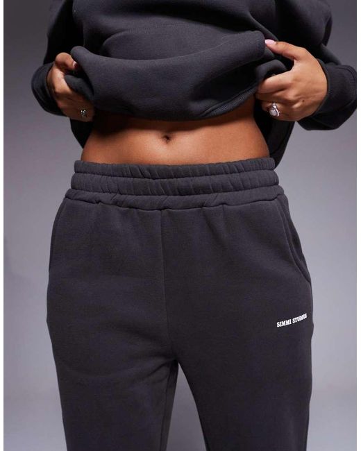 SIMMI Blue Colby Essentials Flared Joggers