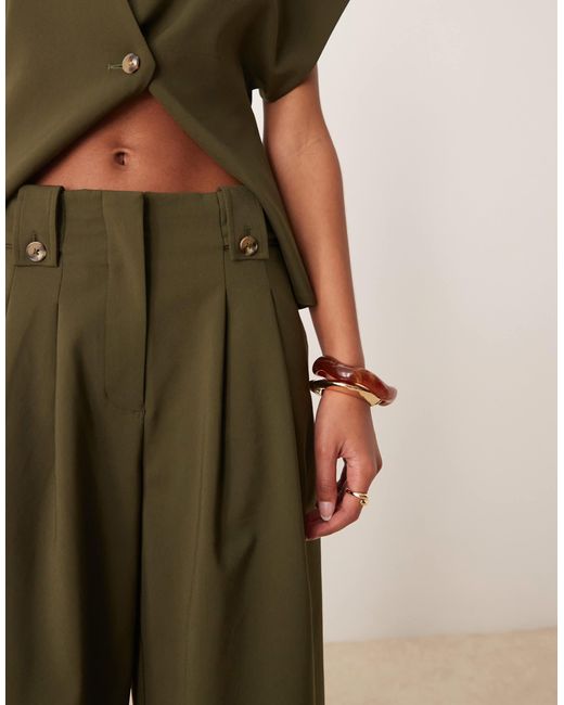 ASOS Green – verkürzte hose