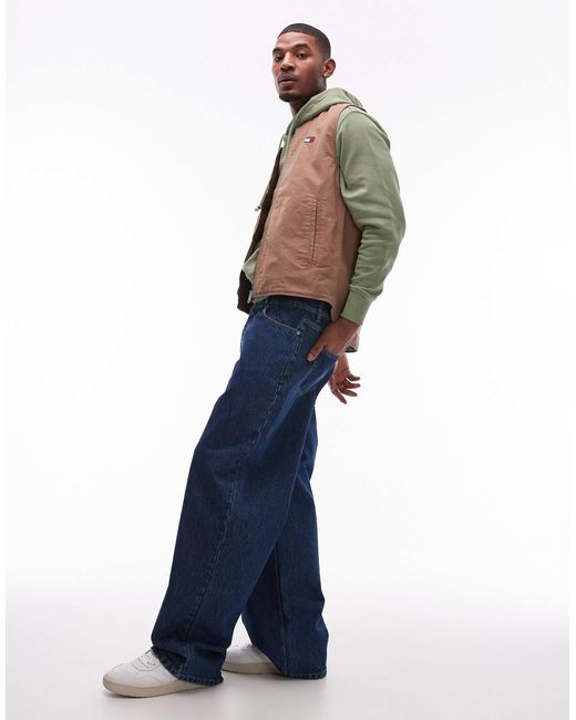 Tommy Hilfiger – denim-weste in Multicolor für Herren