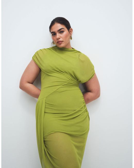asos curve green dress - SAGE GREEN