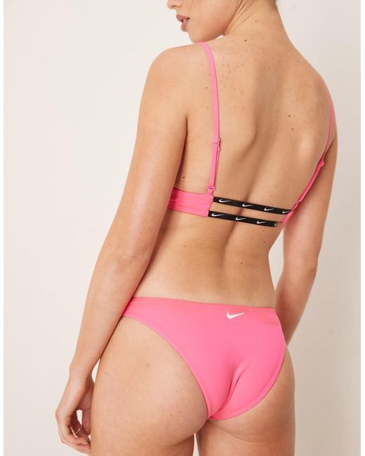 Nike Pink Nike Essential Sling Bikini Bottom