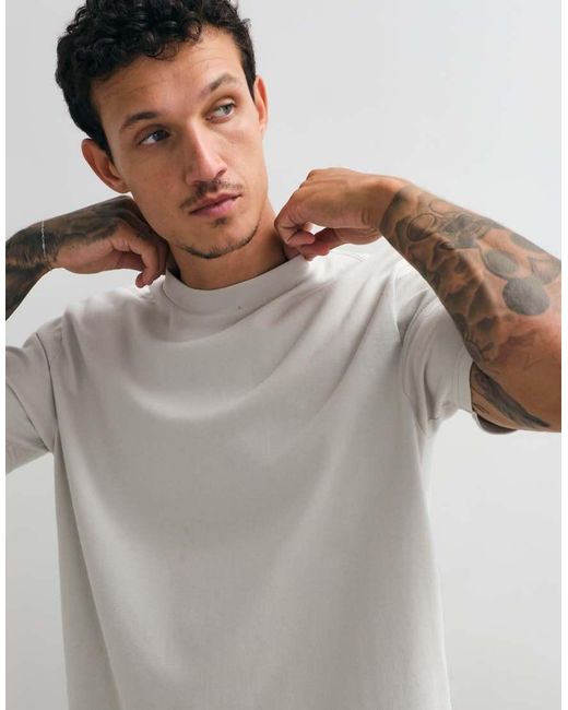 Hollister Gray Relaxed Everyday T-shirt for men