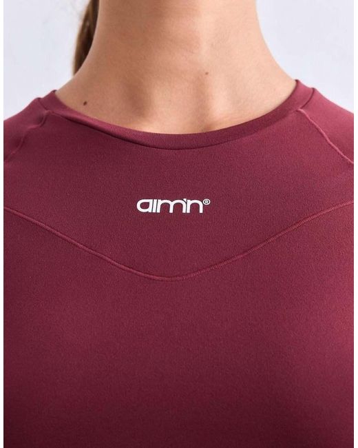 Aim'n Red Merlot Soft Basic Short Sleeve