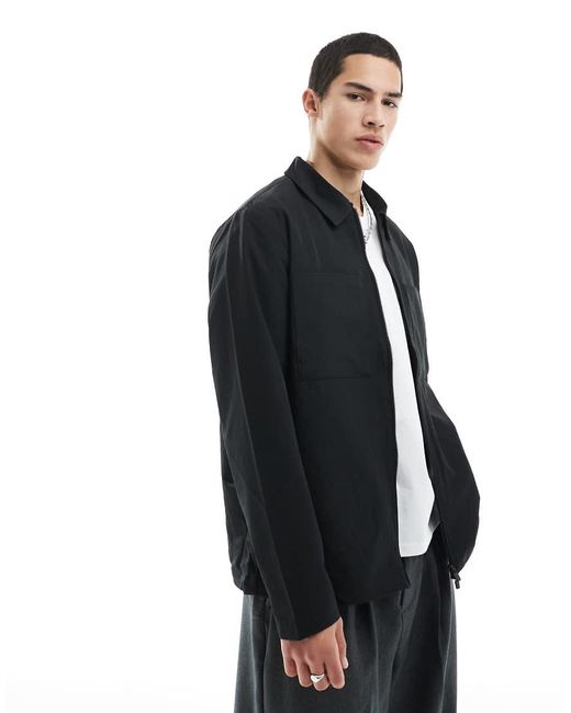 Jack & Jones Lichtgewicht Shacket in het Blue voor heren