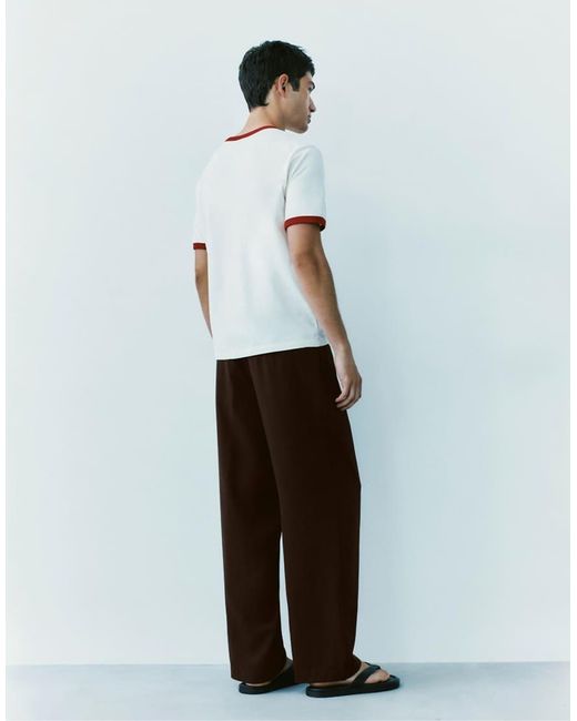 Pull&Bear Joggingbroek in het White voor heren