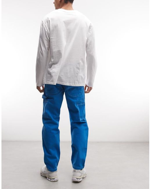 Stan Ray Blue Carpenter Straight Leg Jeans for men