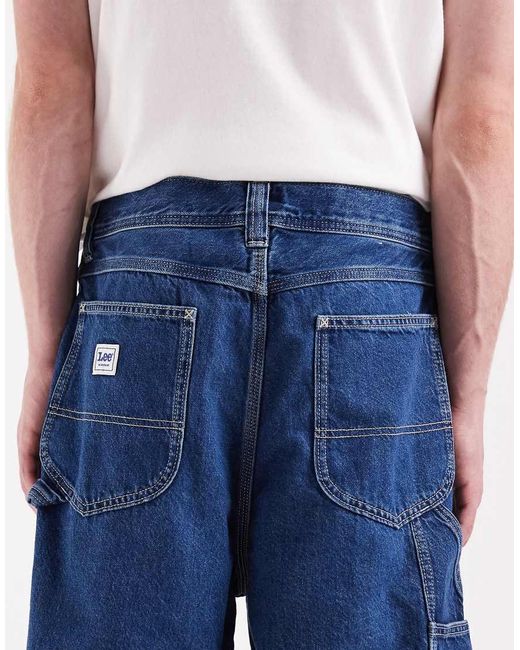Lee Jeans Blue baggy Carpenter Jorts for men