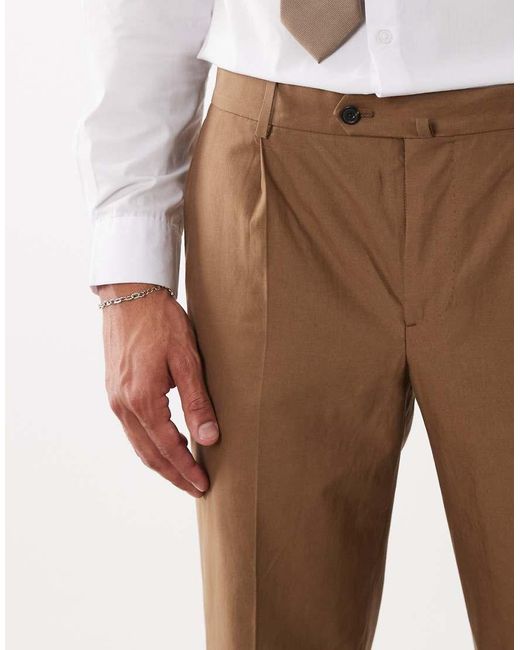 Mango Natural Oasis Tailored Trouser Co-Ord for men