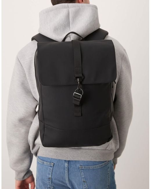 Mango – eleganter er rucksack in Black für Herren